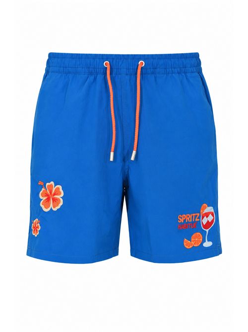 Costume Comfort in tessuto tecnico con ricamo Spritz Habitué Mc2 Saint Barth | COM000708472L